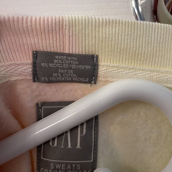 GAP Size XS Vintage Soft Balloon Sleeve Pullover Sweatshirt Pastel Tie Dye - Picture 6 of 8